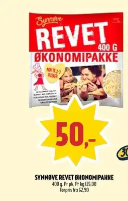Coop Prix SYNNØVE REVET ØKONOMIPAKKE tilbud