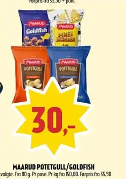 Coop Prix MAARUD POTETGULL/GOLDFISH tilbud