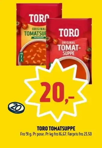 Coop Prix TORO TOMATSUPPE tilbud
