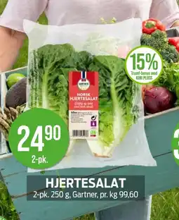 Kiwi GARTNER Hjertesalat tilbud