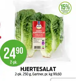 Kiwi GARTNER Hjertesalat tilbud