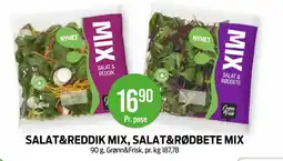 Kiwi Salat&reddik mix, salat&rødbete mix tilbud