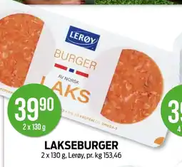 Kiwi LERØY Lakseburger tilbud