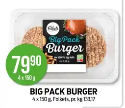 Kiwi FOLKETS Big pack burger tilbud
