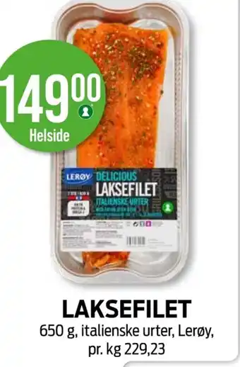 Kiwi LERØY Laksefilet tilbud