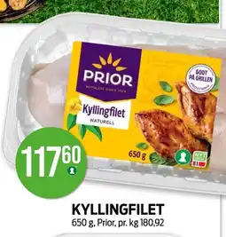 Kiwi PRIOR Kyllingfilet tilbud
