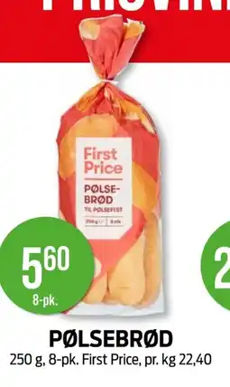 Kiwi Pølsebrød tilbud