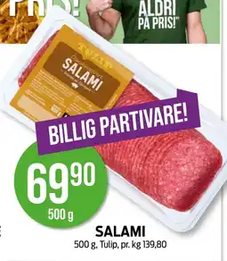 Kiwi TULIP Salami tilbud