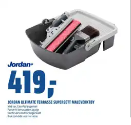 Coop Obs JORDAN ultimate terrasse supersett maleverktøy tilbud