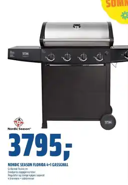 Coop Obs NORDIC SEASON florida 4+1 gassgrill tilbud