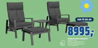 Coop Obs Holmen recliner terrassesett tilbud