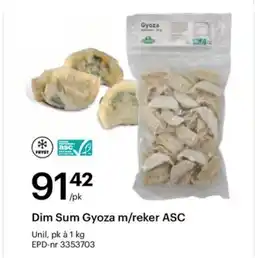 Storcash Dim Sum Gyoza m/reker ASC tilbud