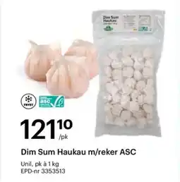 Storcash Dim Sum Haukau m/reker ASC tilbud