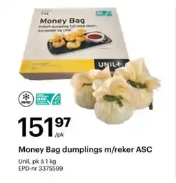 Storcash Money Bag dumplings m/reker ASC tilbud