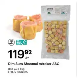 Storcash Dim Sum Shaomai m/reker ASC tilbud