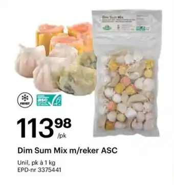 Storcash Dim Sum Mix m/reker ASC tilbud