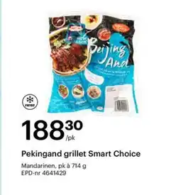 Storcash Pekingand grillet Smart Choice tilbud