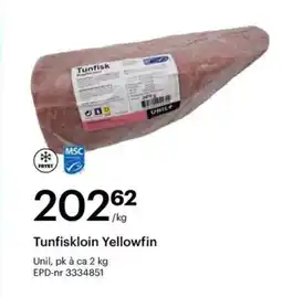 Storcash Tunfiskloin Yellowfin tilbud