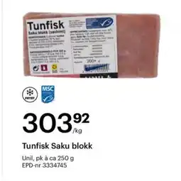 Storcash Tunfisk Saku blokk tilbud