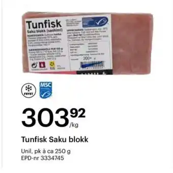 Storcash Tunfisk Saku blokk tilbud