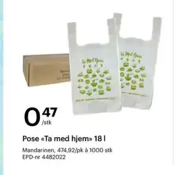 Storcash Pose «Ta med hjem» 18 | tilbud
