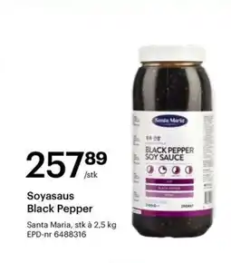 Storcash SANTA MARIA Soyasaus Black Pepper tilbud