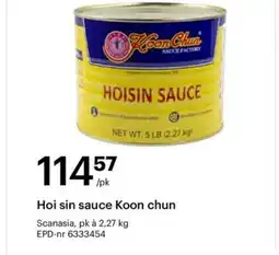 Storcash Hoi sin sauce Koon chun tilbud