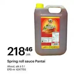 Storcash Spring roll sauce Pantai tilbud