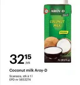 Storcash Coconut milk Aroy-D tilbud