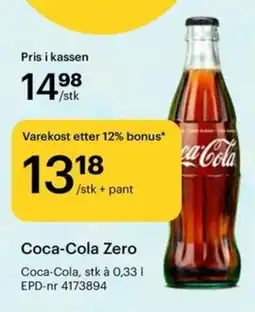 Storcash Coca-Cola Zero tilbud