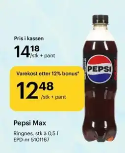 Storcash Pepsi Max tilbud