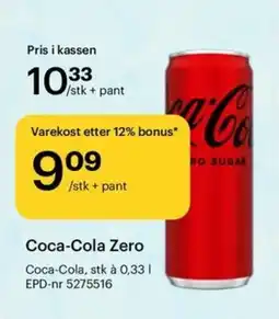 Storcash Coca-Cola Zero tilbud