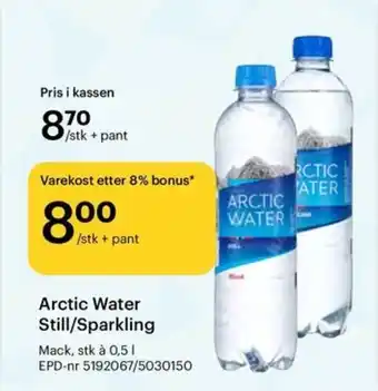 Storcash Arctic Water Still/Sparkling tilbud
