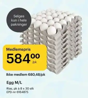 Storcash Egg M/L tilbud