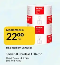 Storcash Tørkerull Coreless 1 | Katrin tilbud
