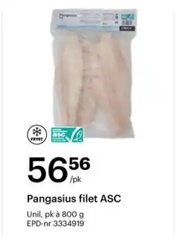 Storcash Pangasius filet ASC tilbud