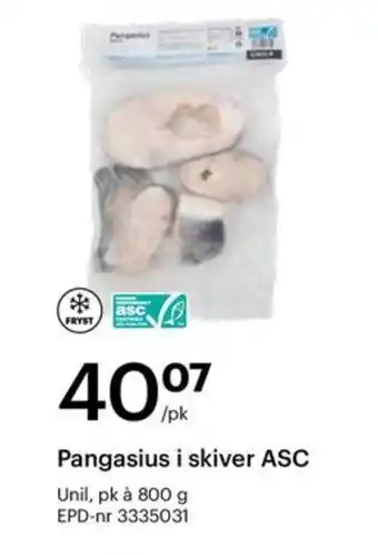 Storcash Pangasius i skiver ASC tilbud