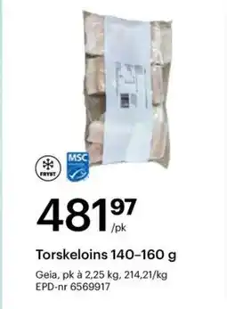 Storcash Torskeloins tilbud