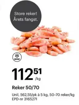 Storcash Reker 50/70 tilbud