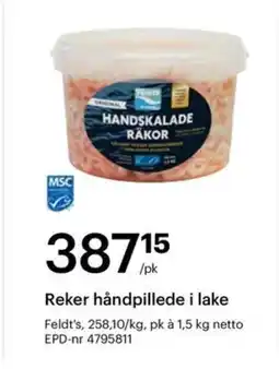 Storcash Reker håndpillede i lake tilbud