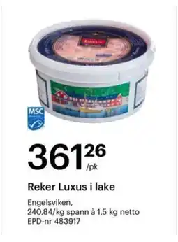 Storcash Reker Luxus i lake tilbud
