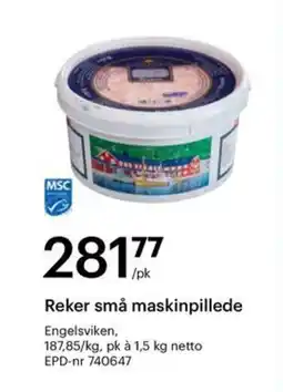 Storcash Reker små maskinpillede tilbud