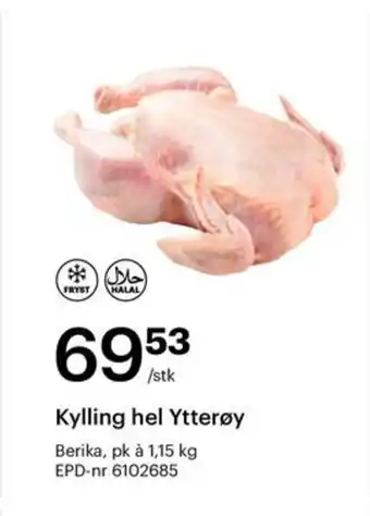 Storcash Kylling hel Ytterøy tilbud