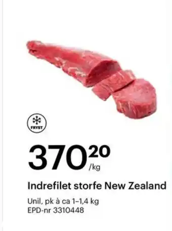 Storcash Indrefilet storfe New Zealand tilbud