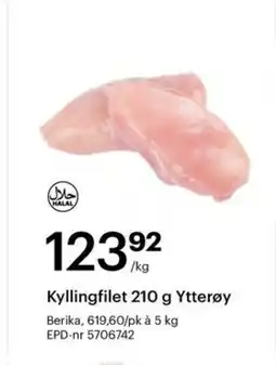 Storcash Kyllingfilet 210 g Ytterøy tilbud