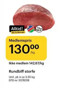 Storcash Rundbiff storfe tilbud