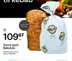 Storcash Gyros spyd Babelula tilbud
