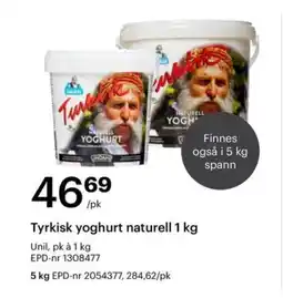 Storcash Tyrkisk yoghurt naturell tilbud