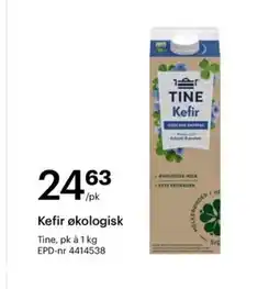 Storcash TINE Kefir økologisk tilbud