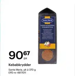 Storcash SANTA MARIA Kebabkrydder tilbud